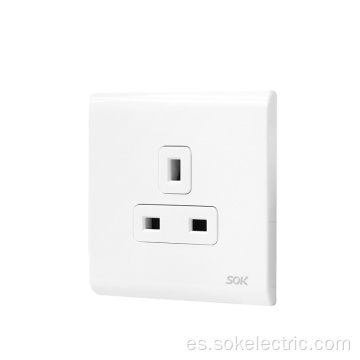 Enchufe de pared británico 1Gang BS Socket Outlet